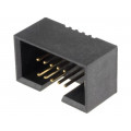 DS1031-16-10V8B; Socket; IDC; male; PIN: 10; straight; THT; gold flash; CONNFLY