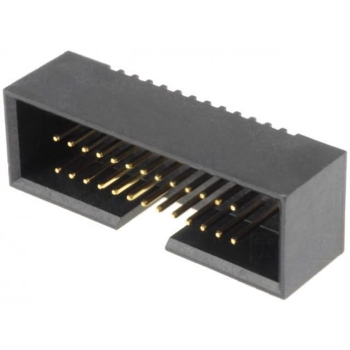 DS1031-16-26V8B; Socket; IDC; male; PIN: 26; straight; THT; gold flash; CONNFLY