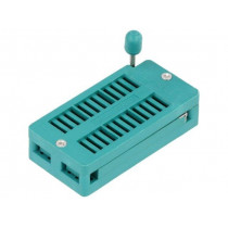 DS1043-240G; Socket: DIP; ZIF; PIN: 24; 7.62/15.24mm; demountable; -40÷105°C; THT; CONNFLY