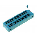 DS1043-480G; Socket: DIP; ZIF; PIN: 48; 7.62/15.24mm; demountable; -40÷105°C; THT; CONNFLY DS1043-480G; Socket: DIP; ZIF; PIN: 48; 7.62/15.24mm; demountable; -40÷105°C; THT; CONNFLY