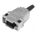 DS1047-03-09M2S; Enclosure: for D-Sub connectors; D-Sub 9pin,D-Sub HD 15pin; CONNFLY DS1047-03-09M2S; Enclosure: for D-Sub connectors; D-Sub 9pin,D-Sub HD 15pin; CONNFLY