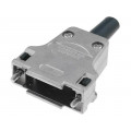 DS1047-03-15M2BS; Enclosure: for D-Sub connectors; D-Sub 15pin,D-Sub HD 26pin; CONNFLY DS1047-03-15M2BS; Enclosure: for D-Sub connectors; D-Sub 15pin,D-Sub HD 26pin; CONNFLY