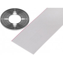 DS1057-40A282R-30.5; Wire: ribbon; 1.27mm; stranded; Cu; 40x28AWG; unshielded; PVC; grey; CONNFLY