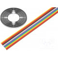 DS1058-14M28-30.5; Wire: ribbon; 1.27mm; stranded; Cu; 14x28AWG; unshielded; PVC; 300V; CONNFLY DS1058-14M28-30.5; Wire: ribbon; 1.27mm; stranded; Cu; 14x28AWG; unshielded; PVC; 300V; CONNFLY