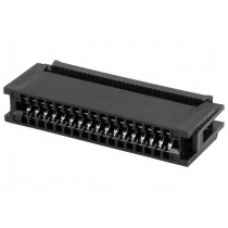 DS1064-340B; IDC; PIN: 34; card edge; IDC; for ribbon cable; 1.27mm; gold flash; CONNFLY