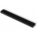 DS1065-01-1*28S8BV; Socket; pin strips; female; PIN: 28; straight; 1.27mm; THT; 1x28; CONNFLY DS1065-01-1*28S8BV; Socket; pin strips; female; PIN: 28; straight; 1.27mm; THT; 1x28; CONNFLY