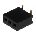 DS1065-02-1*3S8BS; Socket; pin strips; female; PIN: 3; straight; 1.27mm; SMT; 1x3; 1A; CONNFLY DS1065-02-1*3S8BS; Socket; pin strips; female; PIN: 3; straight; 1.27mm; SMT; 1x3; 1A; CONNFLY