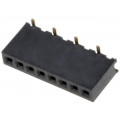 DS1065-02-1*8S8BS1; Socket; pin strips; female; PIN: 8; straight; 1.27mm; SMT; 1x8; 1A; CONNFLY DS1065-02-1*8S8BS1; Socket; pin strips; female; PIN: 8; straight; 1.27mm; SMT; 1x8; 1A; CONNFLY