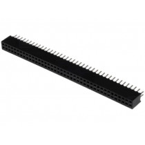 DS1065-03-2*40S8BV; Socket; pin strips; female; PIN: 80; straight; 1.27mm; THT; 2x40; CONNFLY