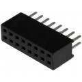 DS1065-03-2*8S8BV; Socket; pin strips; female; PIN: 16; straight; 1.27mm; THT; 2x8; 1A; CONNFLY DS1065-03-2*8S8BV; Socket; pin strips; female; PIN: 16; straight; 1.27mm; THT; 2x8; 1A; CONNFLY