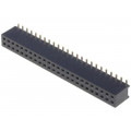 DS1065-05-2*24S8BS; Socket; pin strips; female; PIN: 48; straight; 1.27mm; SMT; 2x24; CONNFLY DS1065-05-2*24S8BS; Socket; pin strips; female; PIN: 48; straight; 1.27mm; SMT; 2x24; CONNFLY