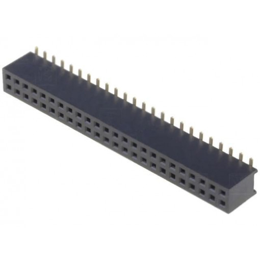DS1065-05-2*24S8BS; Socket; pin strips; female; PIN: 48; straight; 1.27mm; SMT; 2x24; CONNFLY