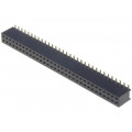 DS1065-05-2*32S8BS; Socket; pin strips; female; PIN: 64; straight; 1.27mm; SMT; 2x32; CONNFLY DS1065-05-2*32S8BS; Socket; pin strips; female; PIN: 64; straight; 1.27mm; SMT; 2x32; CONNFLY