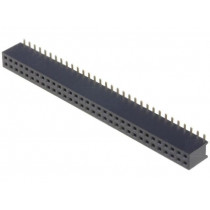 DS1065-05-2*32S8BS; Socket; pin strips; female; PIN: 64; straight; 1.27mm; SMT; 2x32; CONNFLY