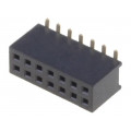 DS1065-05-2*7S8BS; Socket; pin strips; female; PIN: 14; straight; 1.27mm; SMT; 2x7; 1A; CONNFLY DS1065-05-2*7S8BS; Socket; pin strips; female; PIN: 14; straight; 1.27mm; SMT; 2x7; 1A; CONNFLY