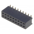 DS1065-05-2*9S8BS; Socket; pin strips; female; PIN: 18; straight; 1.27mm; SMT; 2x9; 1A; CONNFLY DS1065-05-2*9S8BS; Socket; pin strips; female; PIN: 18; straight; 1.27mm; SMT; 2x9; 1A; CONNFLY