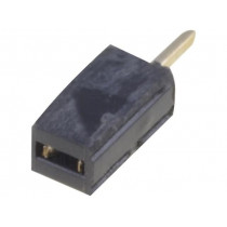 DS1065-07-1*1S8BV; Socket; pin strips; female; PIN: 1; straight; 1.27mm; THT; 1x1; CONNFLY