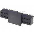 DS1065-10-2*18S8BS; Socket; pin strips; female; PIN: 36; straight; 1.27mm; SMT; 2x18; CONNFLY DS1065-10-2*18S8BS; Socket; pin strips; female; PIN: 36; straight; 1.27mm; SMT; 2x18; CONNFLY