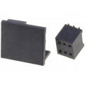 DS1065-10-2*3S8BS; Socket; pin strips; female; PIN: 6; straight; 1.27mm; SMT; 2x3; CONNFLY DS1065-10-2*3S8BS; Socket; pin strips; female; PIN: 6; straight; 1.27mm; SMT; 2x3; CONNFLY