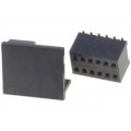 DS1065-10-2*6S8BS; Socket; pin strips; female; PIN: 12; straight; 1.27mm; SMT; 2x6; CONNFLY DS1065-10-2*6S8BS; Socket; pin strips; female; PIN: 12; straight; 1.27mm; SMT; 2x6; CONNFLY