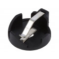 DS1092-14-B6P; Socket; Mounting: THT,horizontal; Size: CR2032,DL2032; Batt.no: 1; CONNFLY DS1092-14-B6P; Socket; Mounting: THT,horizontal; Size: CR2032,DL2032; Batt.no: 1; CONNFLY
