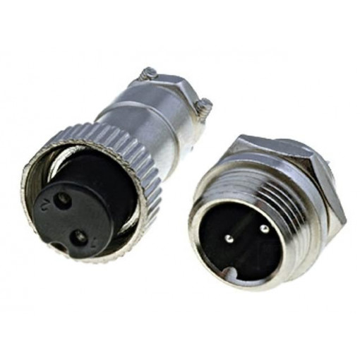 DS1110-01-2B6; Socket,plug; microphone MINI; male,female; PIN: 2; MINI; soldering; CONNFLY