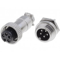 DS1110-01-5B6; Socket,plug; microphone MINI; male,female; PIN: 5; MINI; soldering; CONNFLY