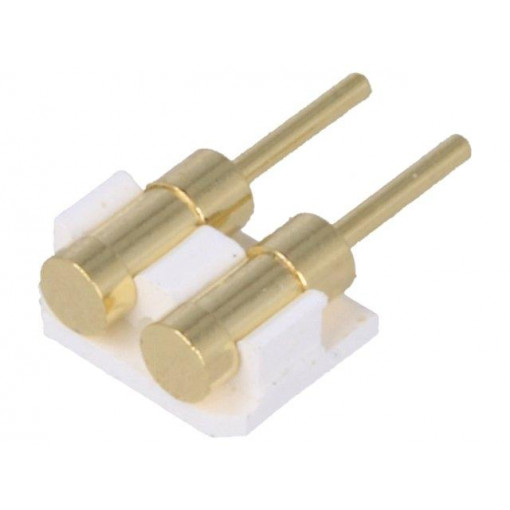 DS1137-01-02MW8R; Connector: PCB to PCB; PIN: 2; gold-plated; SMT; male; on PCBs; CONNFLY
