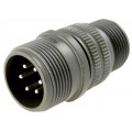 DS3101A14S-6P; Connector: circular; Series: DS/MS; plug; male; PIN: 6; for cable; AMPHENOL