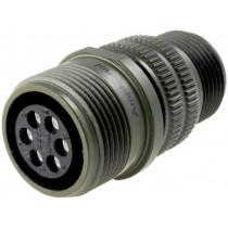 DS3101A14S-6S; Connector: circular; Series: DS/MS; plug; female; PIN: 6; for cable; AMPHENOL