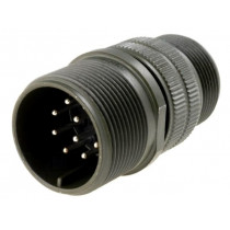 DS3101A18-1P; Connector: circular; Series: DS/MS; plug; male; PIN: 10; for cable; AMPHENOL