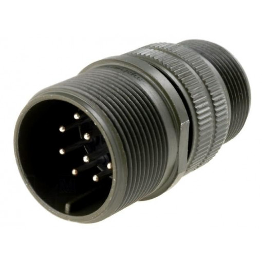 DS3101A18-1P; Connector: circular; Series: DS/MS; plug; male; PIN: 10; for cable; AMPHENOL