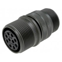 DS3101A18-1S; Connector: circular; Series: DS/MS; plug; female; PIN: 10; for cable; AMPHENOL