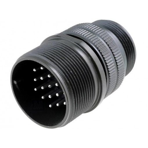 DS3101A22-14P; Connector: circular; Series: DS/MS; plug; male; PIN: 19; for cable; AMPHENOL