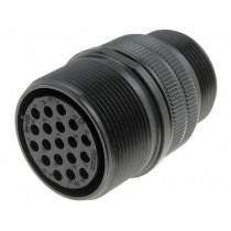 DS3101A22-14S; Connector: circular; Series: DS/MS; plug; female; PIN: 19; for cable; AMPHENOL