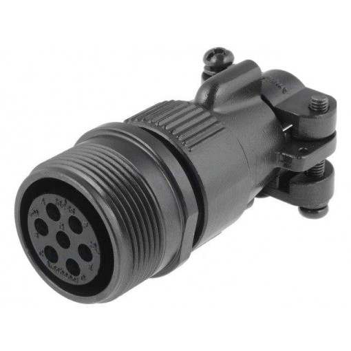 DS3101F16S-1S; Connector: circular; Series: DS/MS; plug; female; PIN: 7; for cable; AMPHENOL