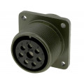 DS3102A-18-8S; Connector: circular; Series: DS/MS; socket; female; PIN: 8(1+7); AMPHENOL