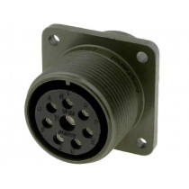 DS3102A-18-8S; Connector: circular; Series: DS/MS; socket; female; PIN: 8(1+7); AMPHENOL