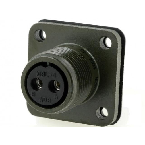 DS3102A10SL-4S; Connector: circular; Series: DS/MS; socket; female; PIN: 2; 13A; AMPHENOL