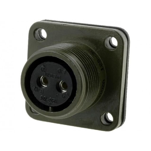 DS3102A12S-3S; Connector: circular; Series: DS/MS; socket; female; PIN: 2; 13A; AMPHENOL