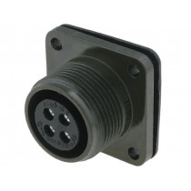 DS3102A14S-2S; Connector: circular; Series: DS/MS; socket; female; PIN: 4; 13A; AMPHENOL