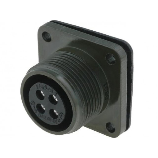 DS3102A14S-2S; Connector: circular; Series: DS/MS; socket; female; PIN: 4; 13A; AMPHENOL