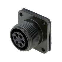 DS3102A14S-6S; Connector: circular; Series: DS/MS; socket; female; PIN: 6; 13A; AMPHENOL