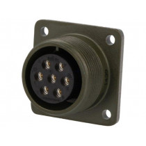 DS3102A16S-1S; Connector: circular; Series: DS/MS; socket; female; PIN: 7; 13A; AMPHENOL