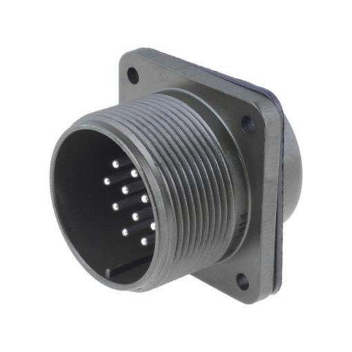 DS3102A20-27P; Connector: circular; Series: DS/MS; socket; male; PIN: 14; soldering; AMPHENOL