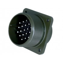 DS3102A22-14P; Connector: circular; Series: DS/MS; socket; male; PIN: 19; soldering; AMPHENOL