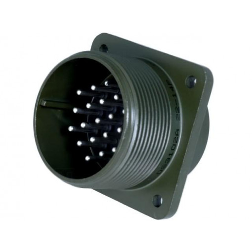 DS3102A22-14P; Connector: circular; Series: DS/MS; socket; male; PIN: 19; soldering; AMPHENOL