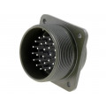 DS3102A28-12P; Connector: circular; Series: DS/MS; socket; male; PIN: 26; soldering; AMPHENOL DS3102A28-12P; Connector: circular; Series: DS/MS; socket; male; PIN: 26; soldering; AMPHENOL