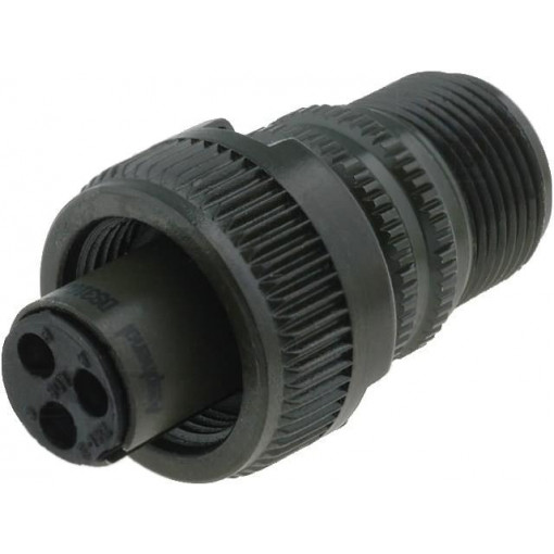 DS3106A10SL-3S; Connector: circular; Series: DS/MS; plug; female; PIN: 3; for cable; AMPHENOL