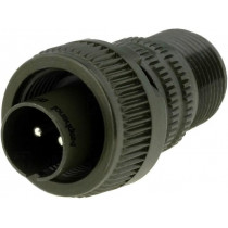 DS3106A10SL-4P; Connector: circular; Series: DS/MS; plug; male; PIN: 2; for cable; AMPHENOL